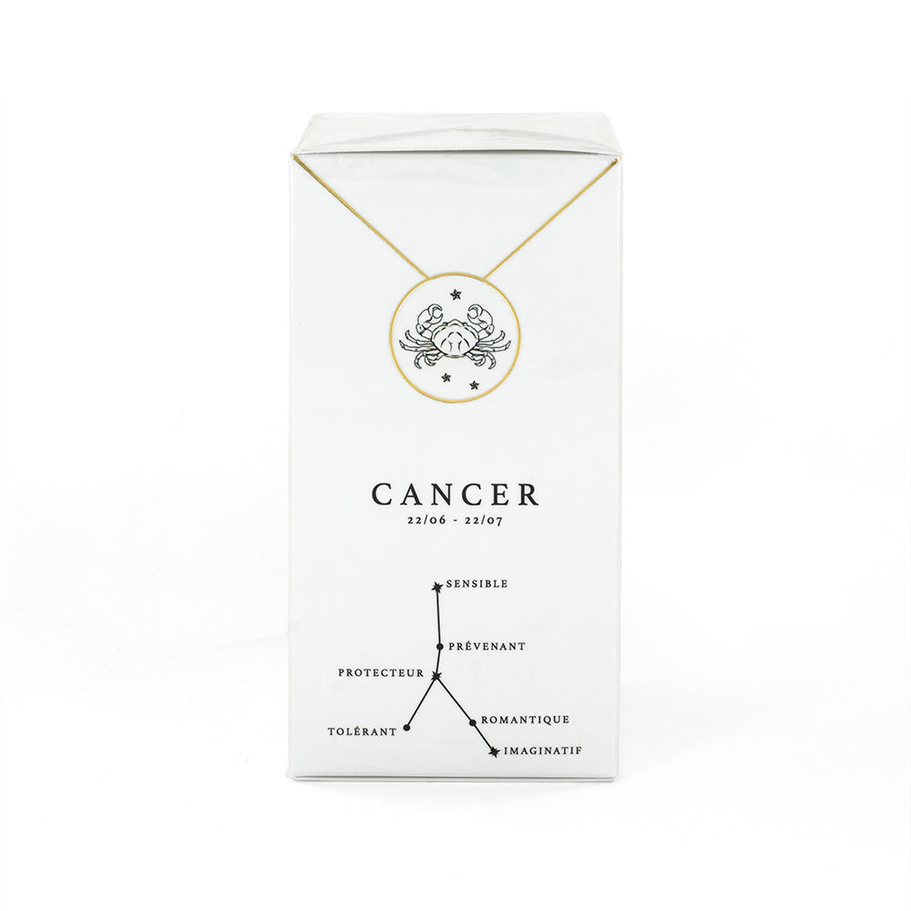 L'eau de parfum de 100ml et son collier Cancer par Astrodisiac - Designer Claire Naa : Créatrice de bijoux sur les signes du zodiaque à Paris
