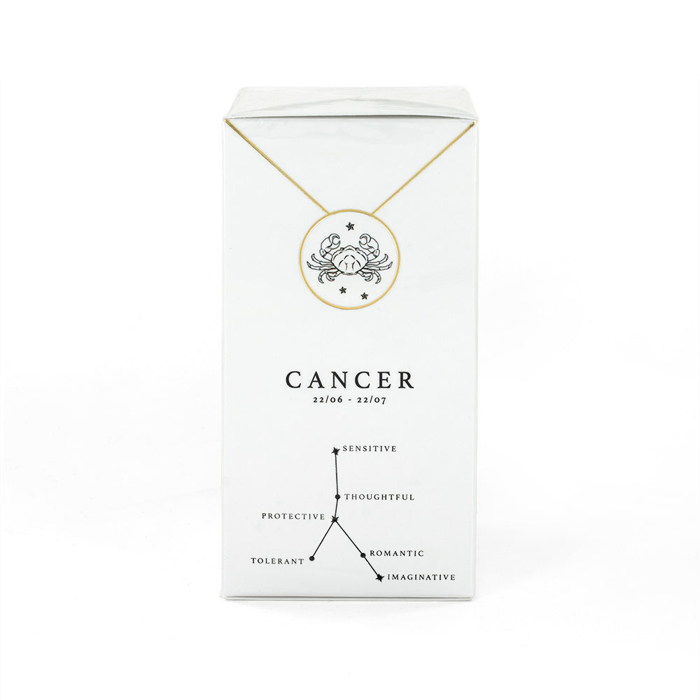 L'eau de parfum de 100ml et son collier Cancer par Astrodisiac - Designer Claire Naa : Créatrice de bijoux sur les signes du zodiaque à Paris